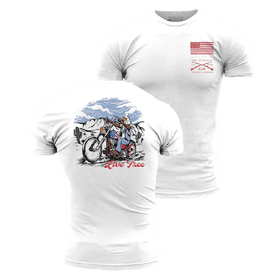 Live Free T-Shirt - White