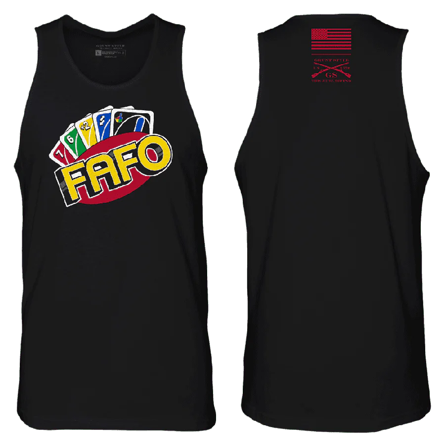 FAFO Wild Card Tank - Black