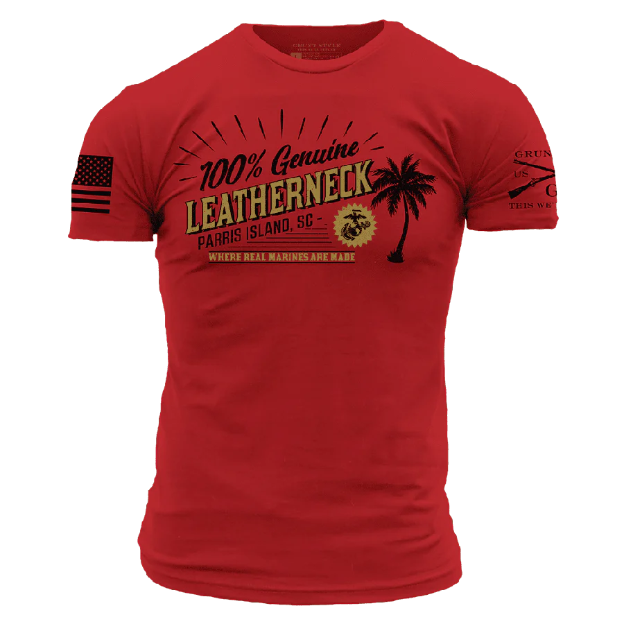 USMC - Parris Island T-Shirt - Red