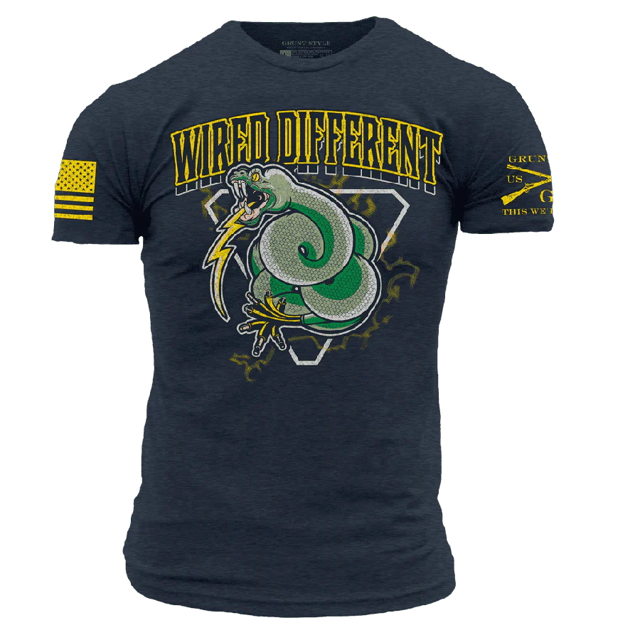 Wired Different T-Shirt - Midnight Navy