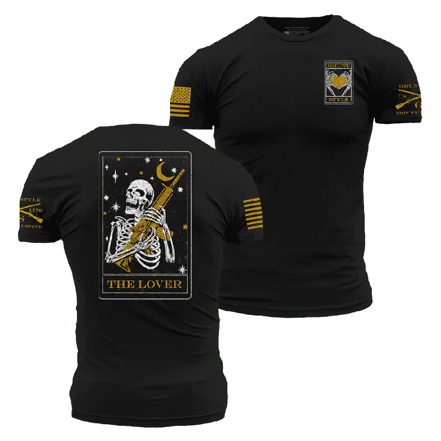Lover Tarot T-Shirt - Black
