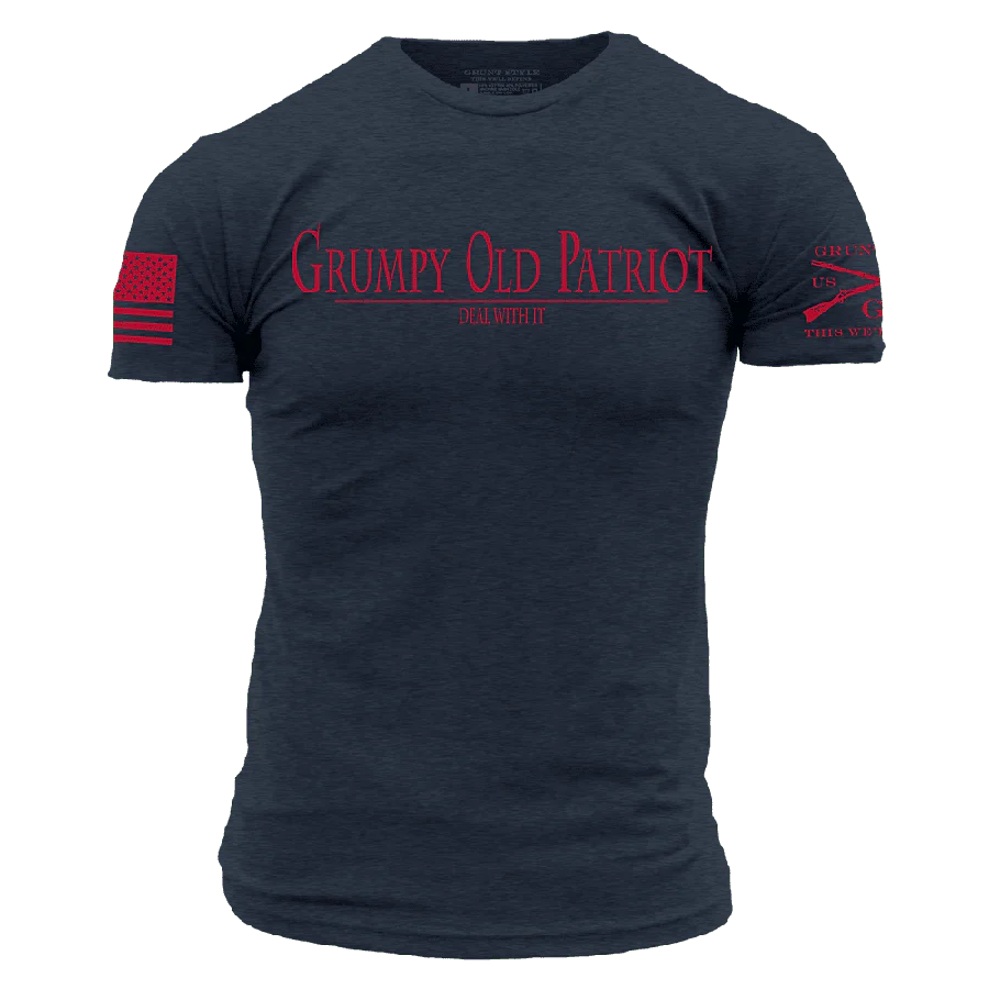 Grumpy Old Patriot T-Shirt - Midnight Navy