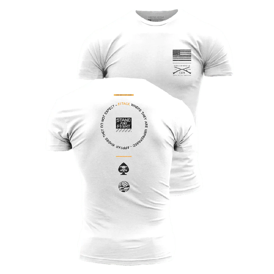 Men's Stand And Fight T-Shirt - White