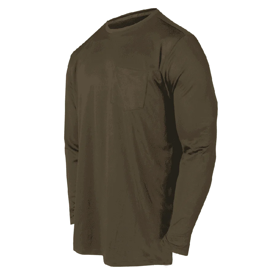 GS Long Sleeve Performance Crew - Olive