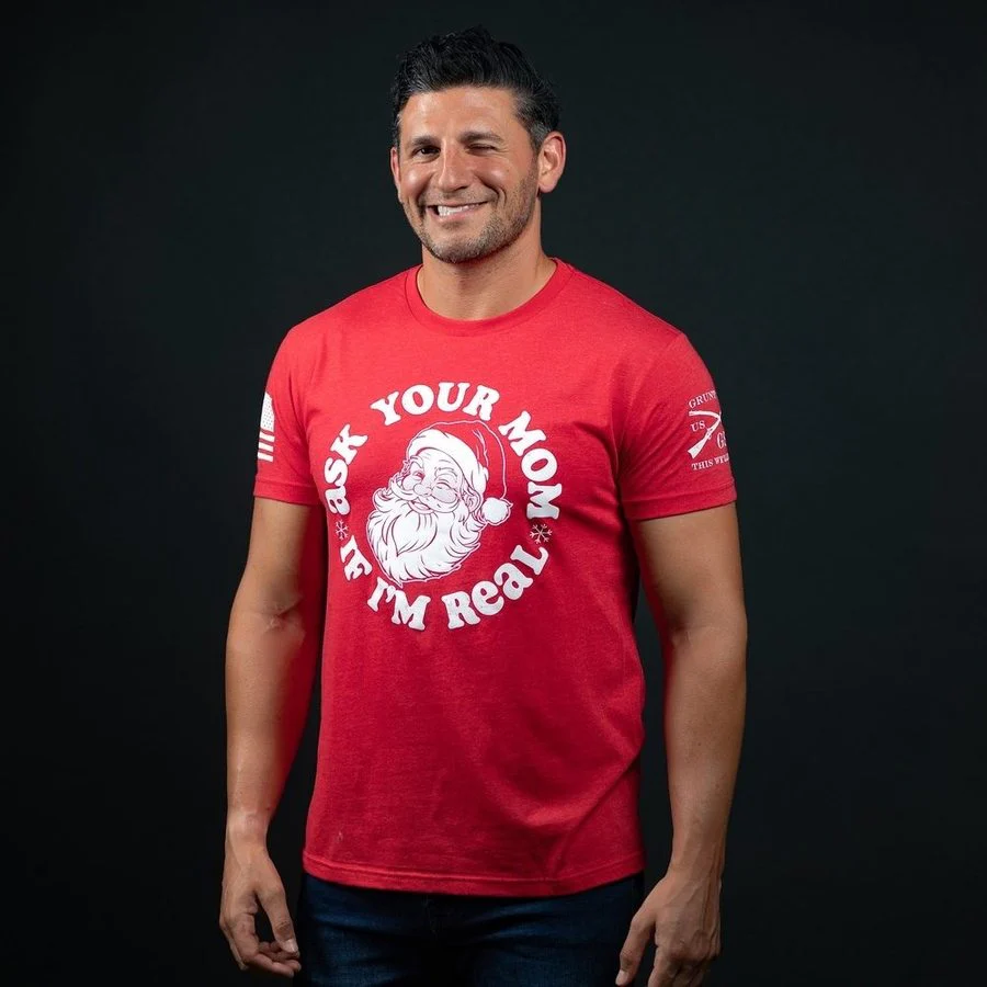 Ask Your Mom T-Shirt - Red