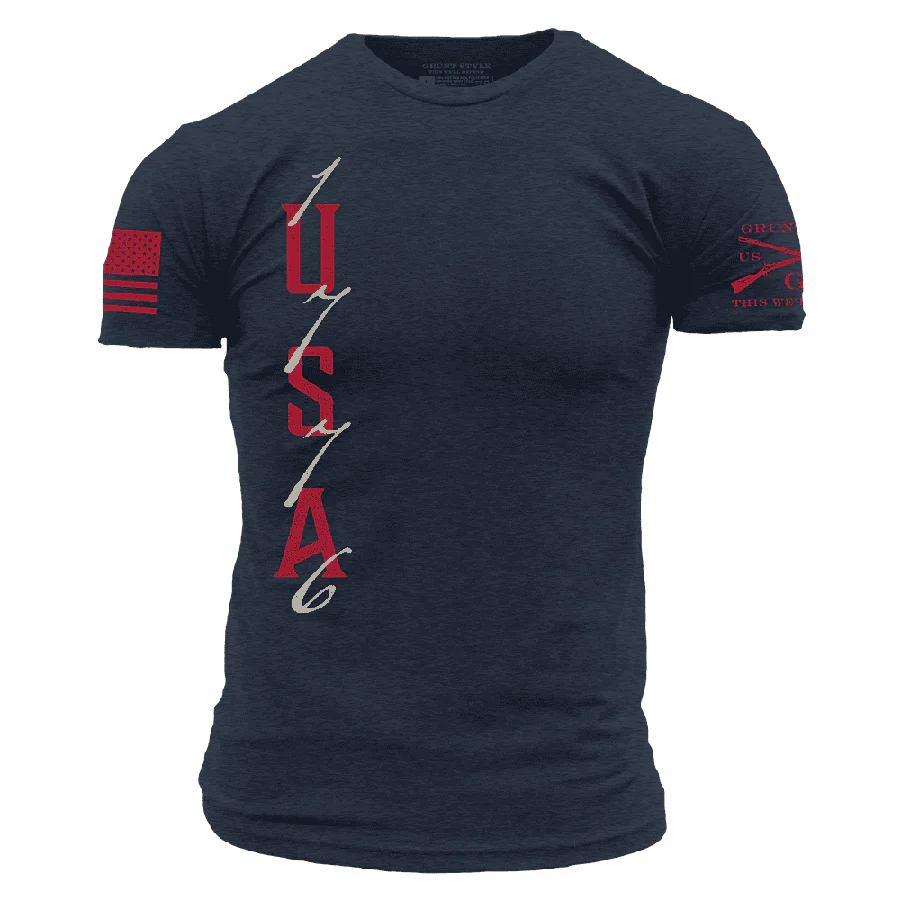 USA 1776 T-Shirt - Midnight Navy