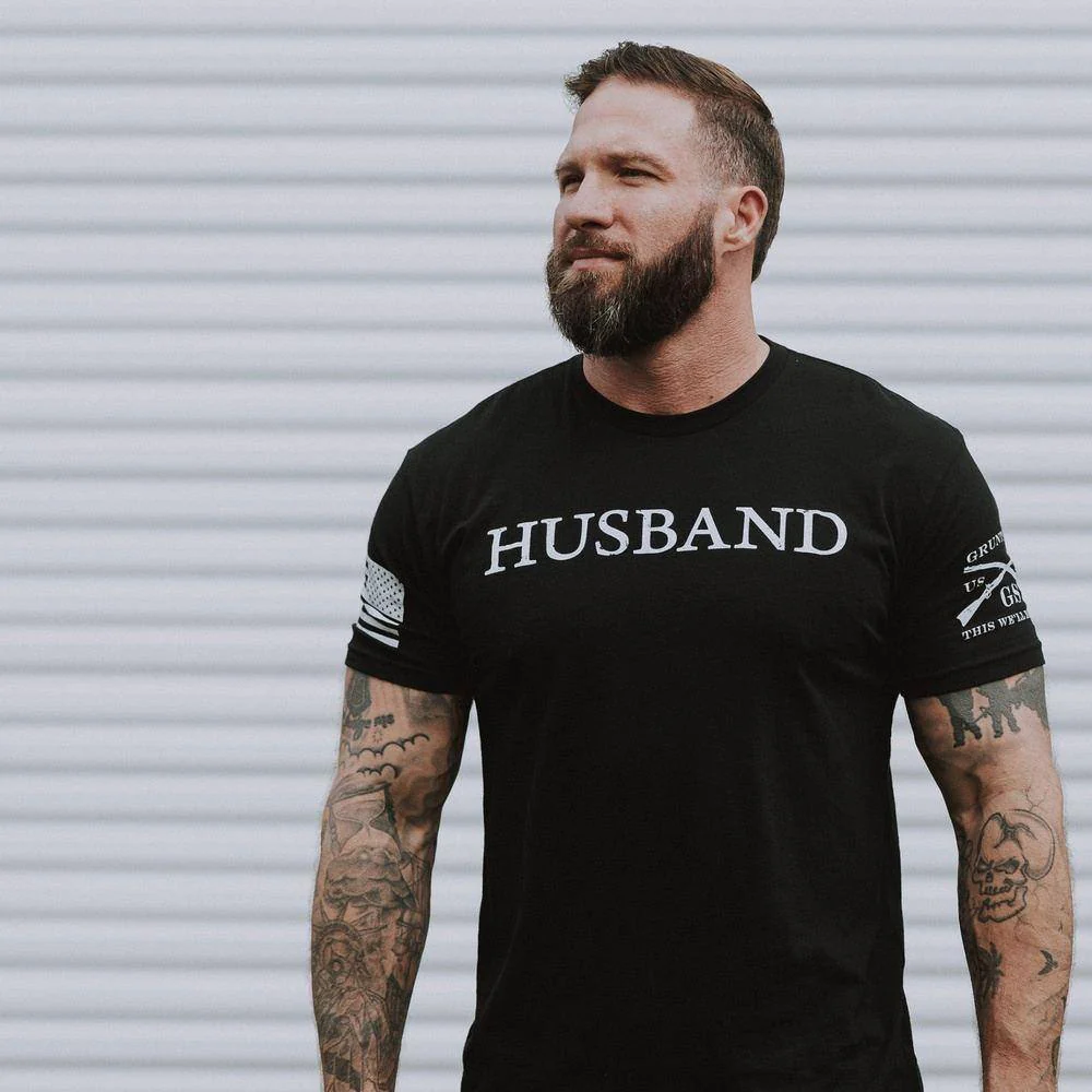 Husband Defined T-Shirt - Black