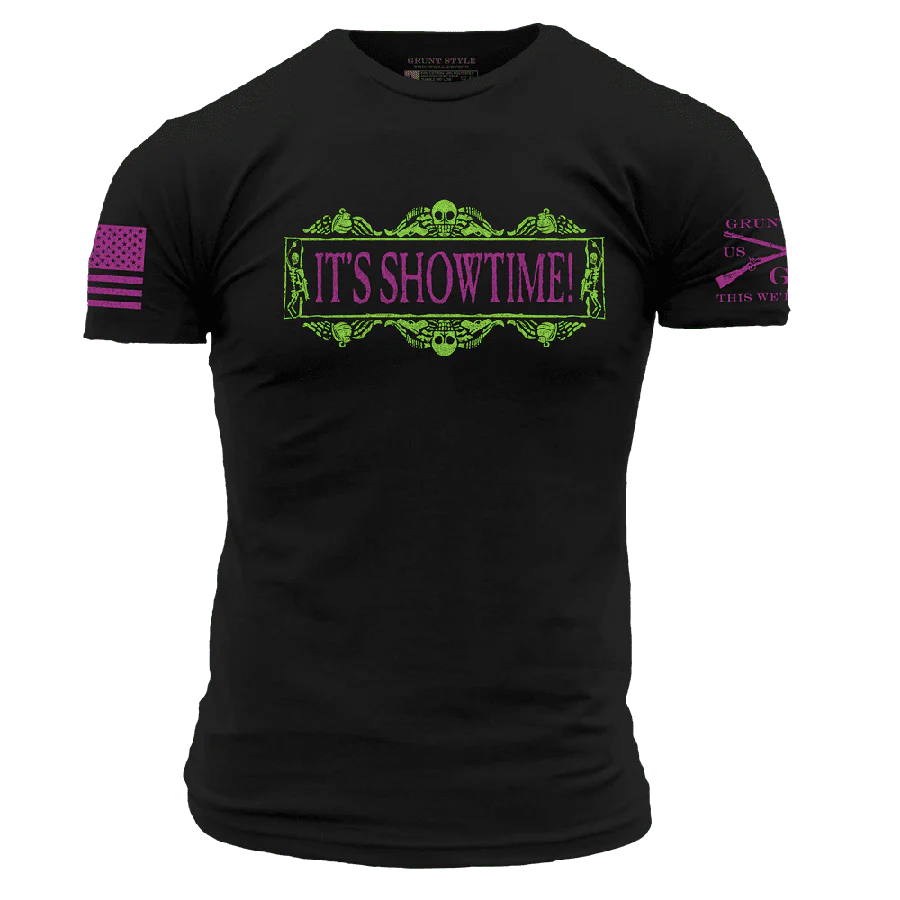 It's Showtime T-Shirt - Black