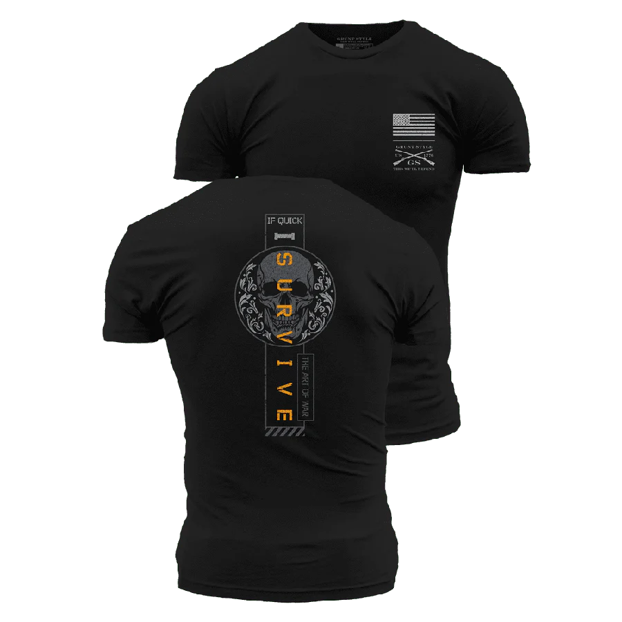 I Survive T-Shirt - Black