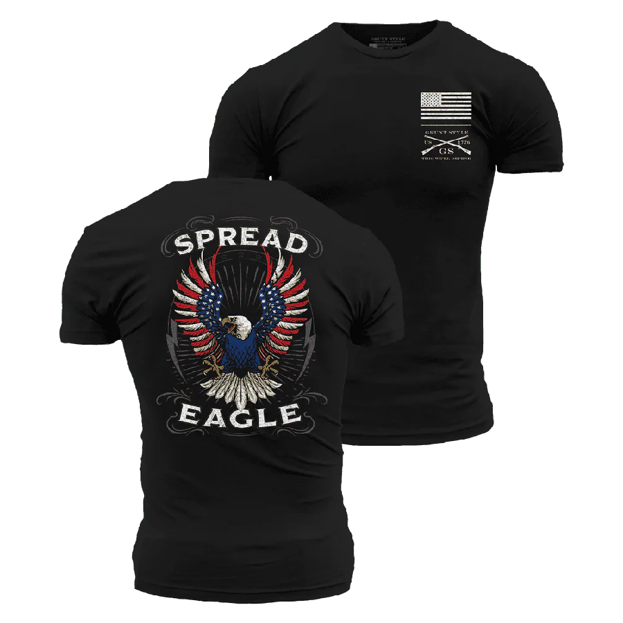 Spread Eagle T-Shirt - Black