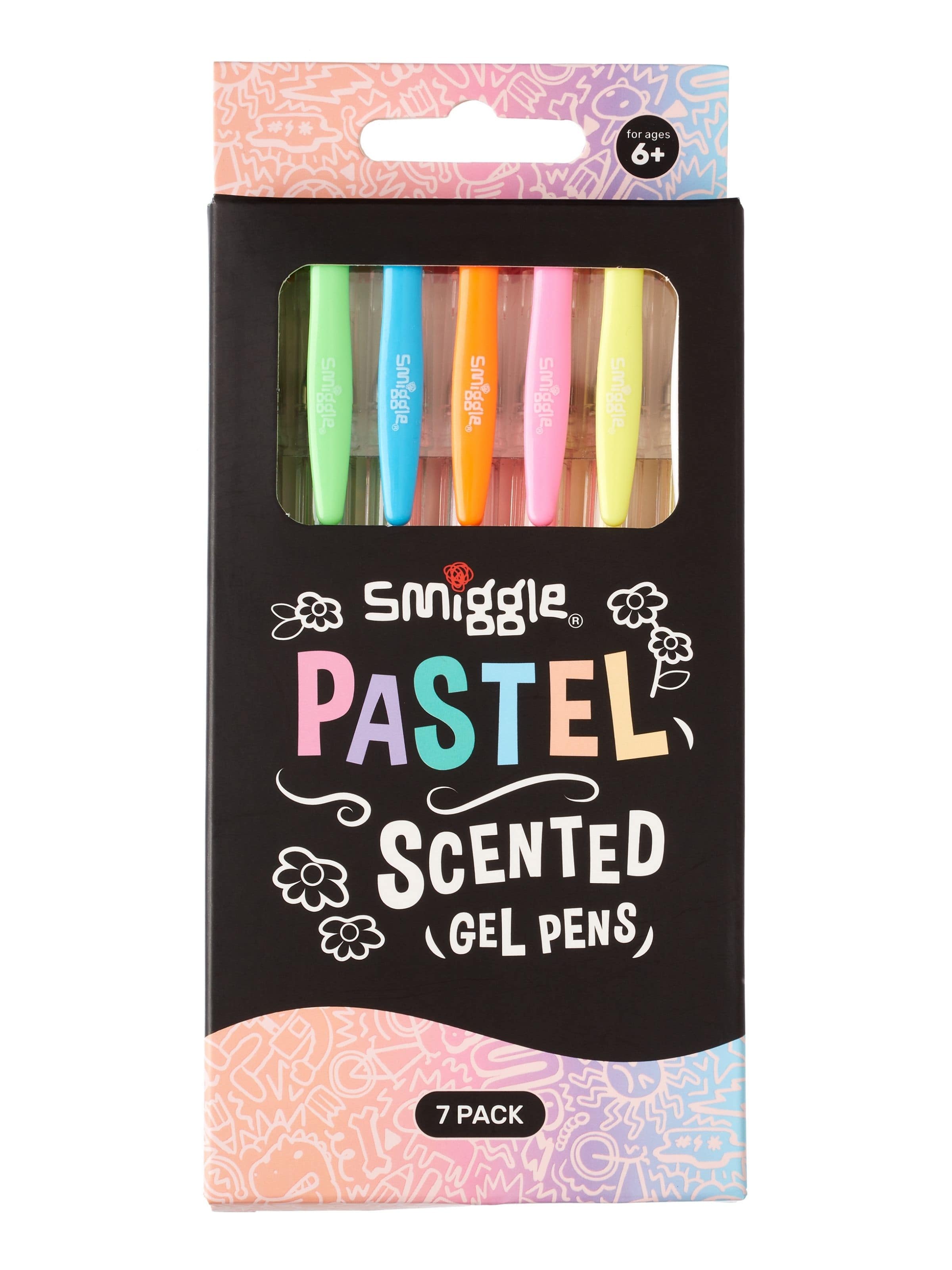 Pastel Scented Gel Pens X7 - smiggle