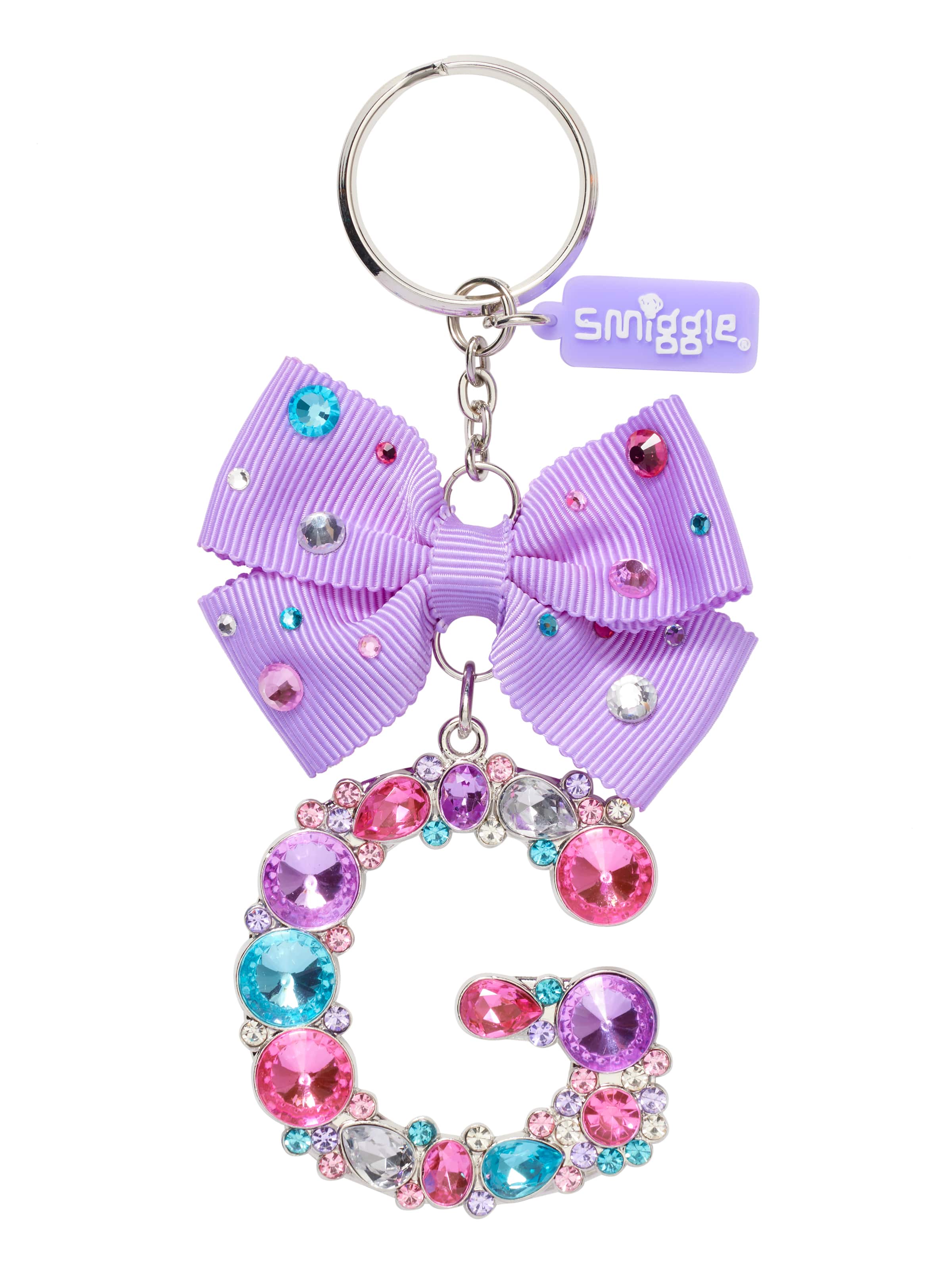 Alpha Jewel Bow Keyring smiggle