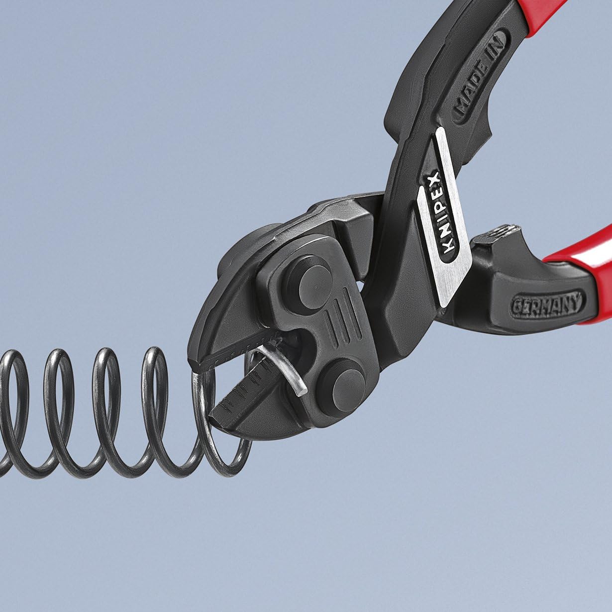 KNIPEX Tools KNIPEX - 71 31 200 Tools - CoBolt Compact Bolt Cutter With Notched Blade (7131200), 8-Inch