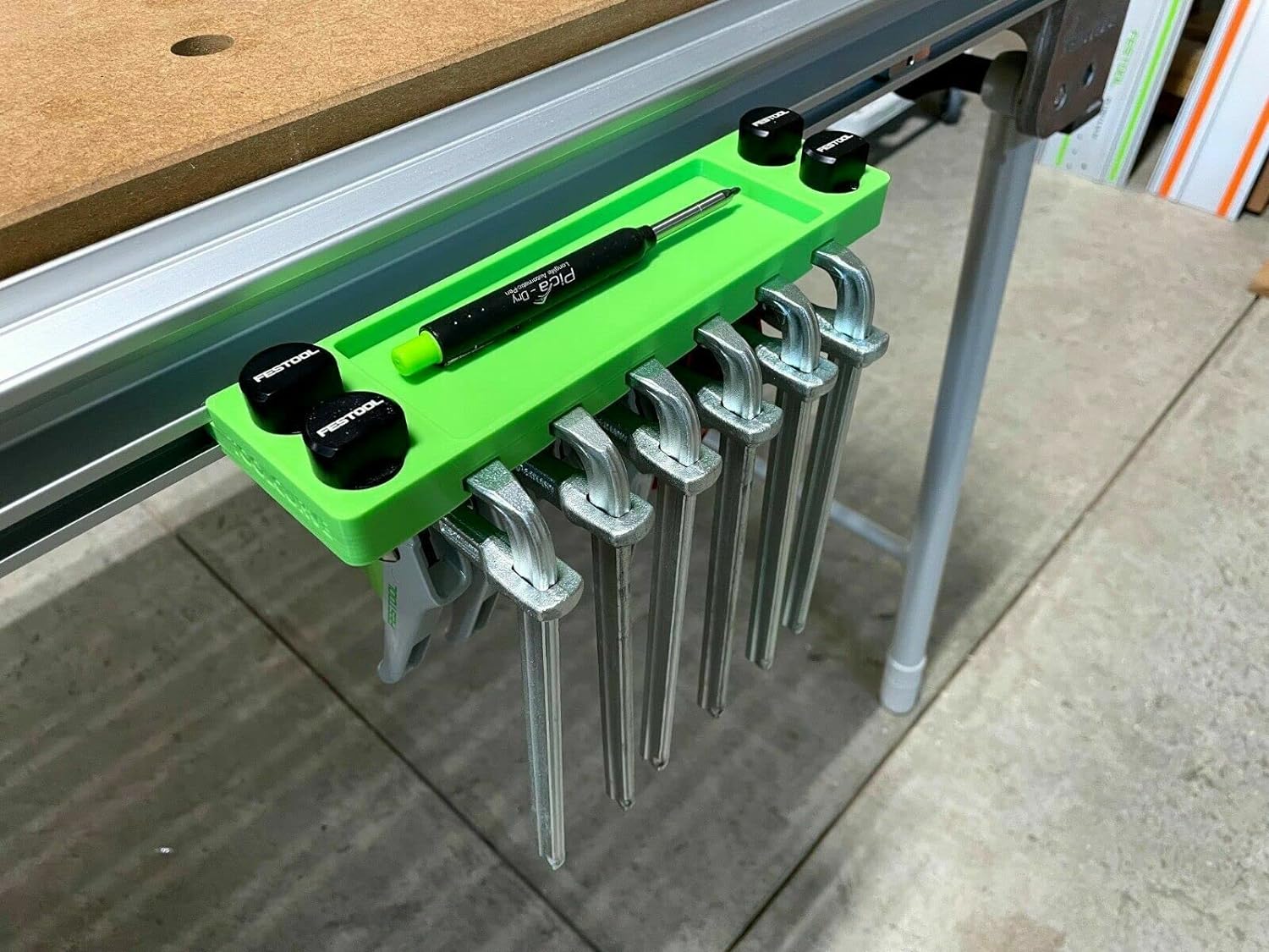 ToolCurve Utility Storage Rack - Compatible with Festool MFT/3 Table