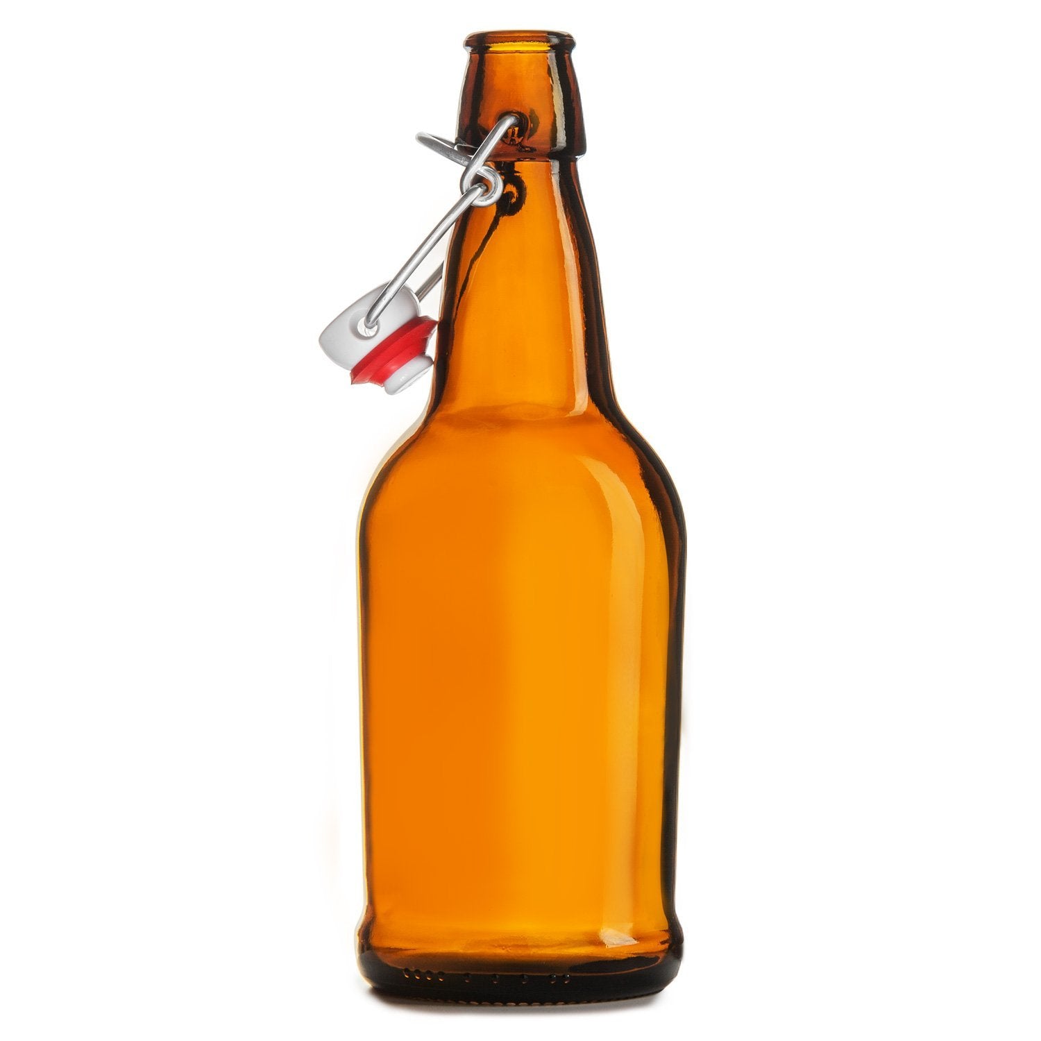 EZ Cap CASE OF 12 - 16 oz. EASY CAP Beer Bottles - AMBER
