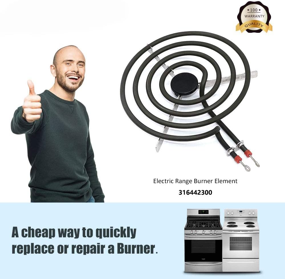 Generic 316442300 Range Surface Element 8&s;&s; Electric Range Surface Burner Coil Element Replacement for Frigidaire Range Stove Cooktop O