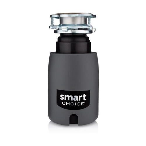 Smart Choice SC05DISP01 Waste Disposer with 1/2 Horsepower  2600 RPM  Continuous Feed  Wall Switch