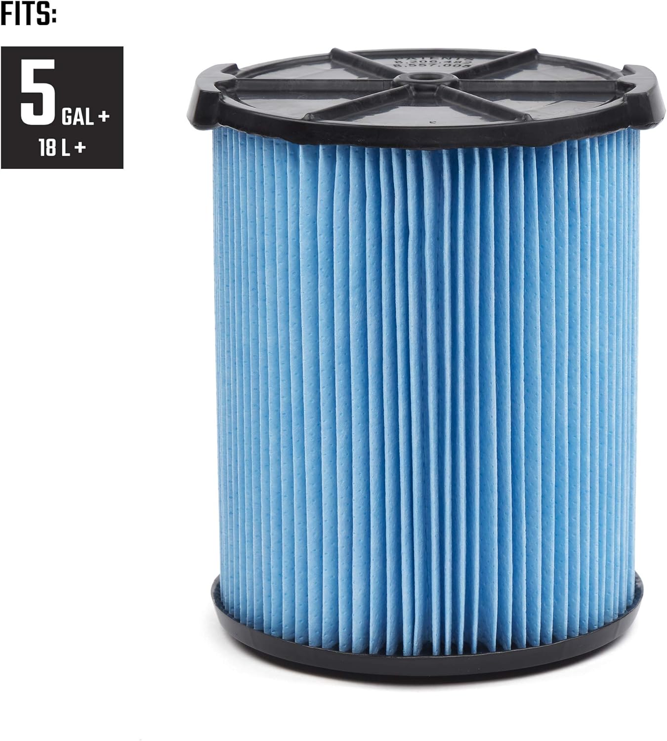 Emerson Tool Company CRAFTSMAN CMXZVBE38751 Fine Dust Wet/Dry Vac Filter for 5 to 20 Gallon Shop Vacuums, Blue And Black (9-38751)