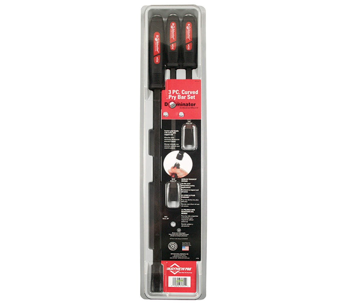 Mayhew Tools 3PC PRY BAR SET     CURVED