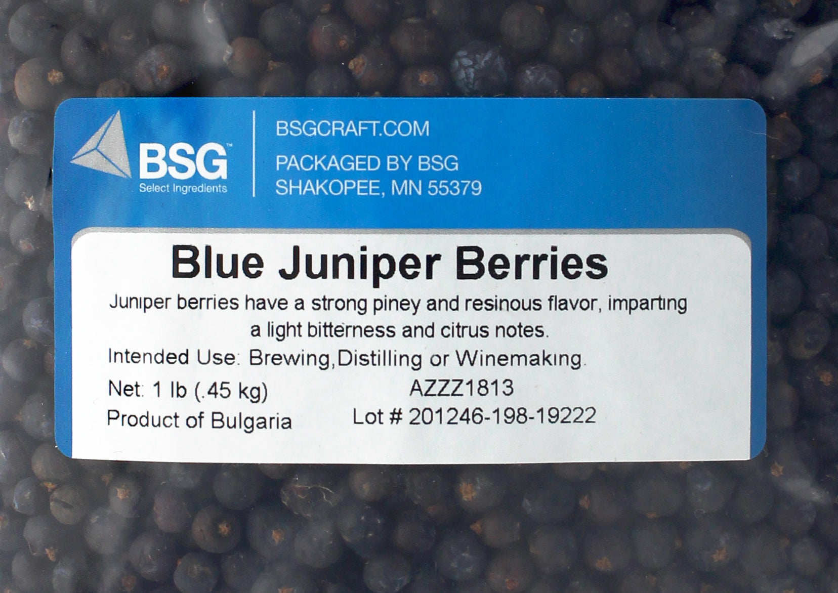 Bsg Blue Juniper Berries 1 lb