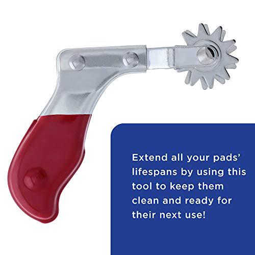 tcp global brand polishing and buffing pad cleaning spur tool for revitalizing polisher compound pads and bonnets