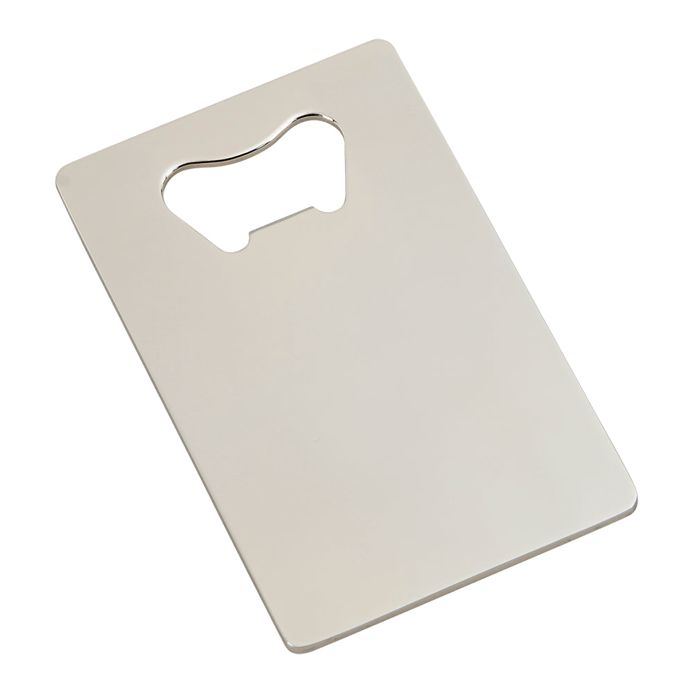 Creative Gifts CREDIT CARD BOTTLE OPENER,SS 3 3/8X2 1/8
