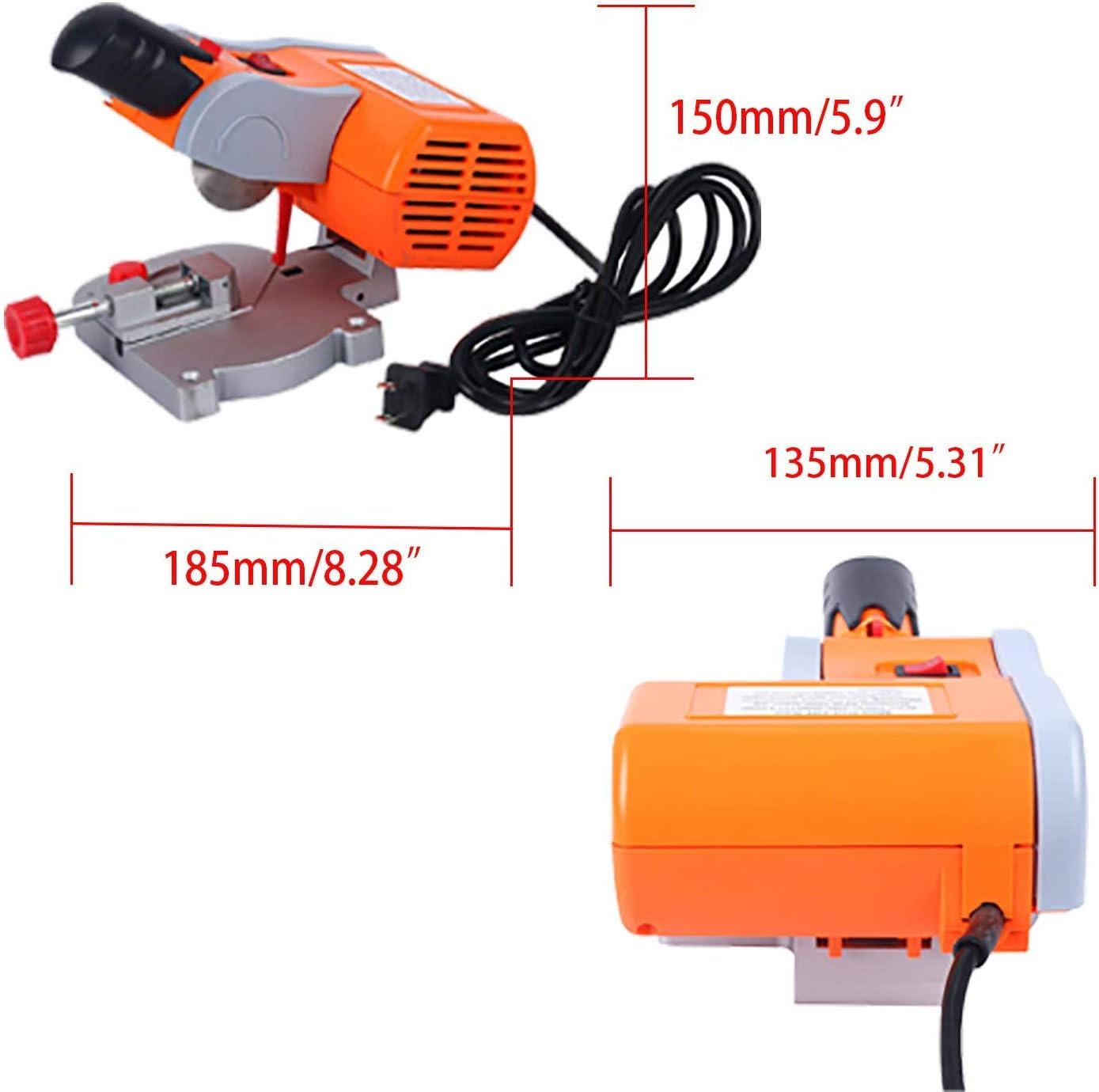 YaeTek 110V Mini Bench Top Cut-off Miter Saw for Arts
