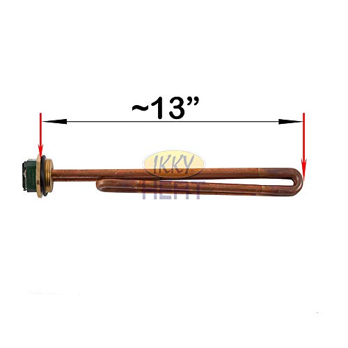 IKKY HEAT, Heating Element HE9K240VCC, 9000W-240V, Replacement Bostemp, EcoSmart, Eemax, iHeat, Rheem Brands, Copper Material