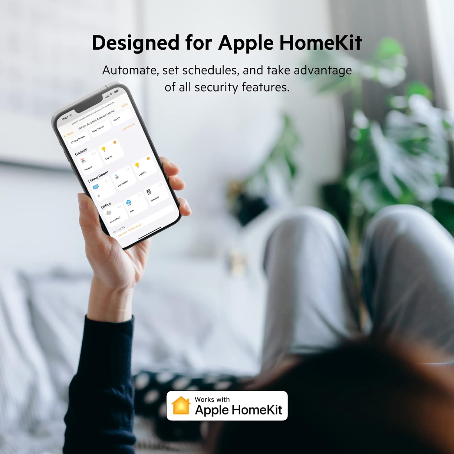 Wemo Smart Light Switch with Thread and Bluetooth, Works with Apple HomeKit for LED, Halogen, incandecent Lightbulb and Compati