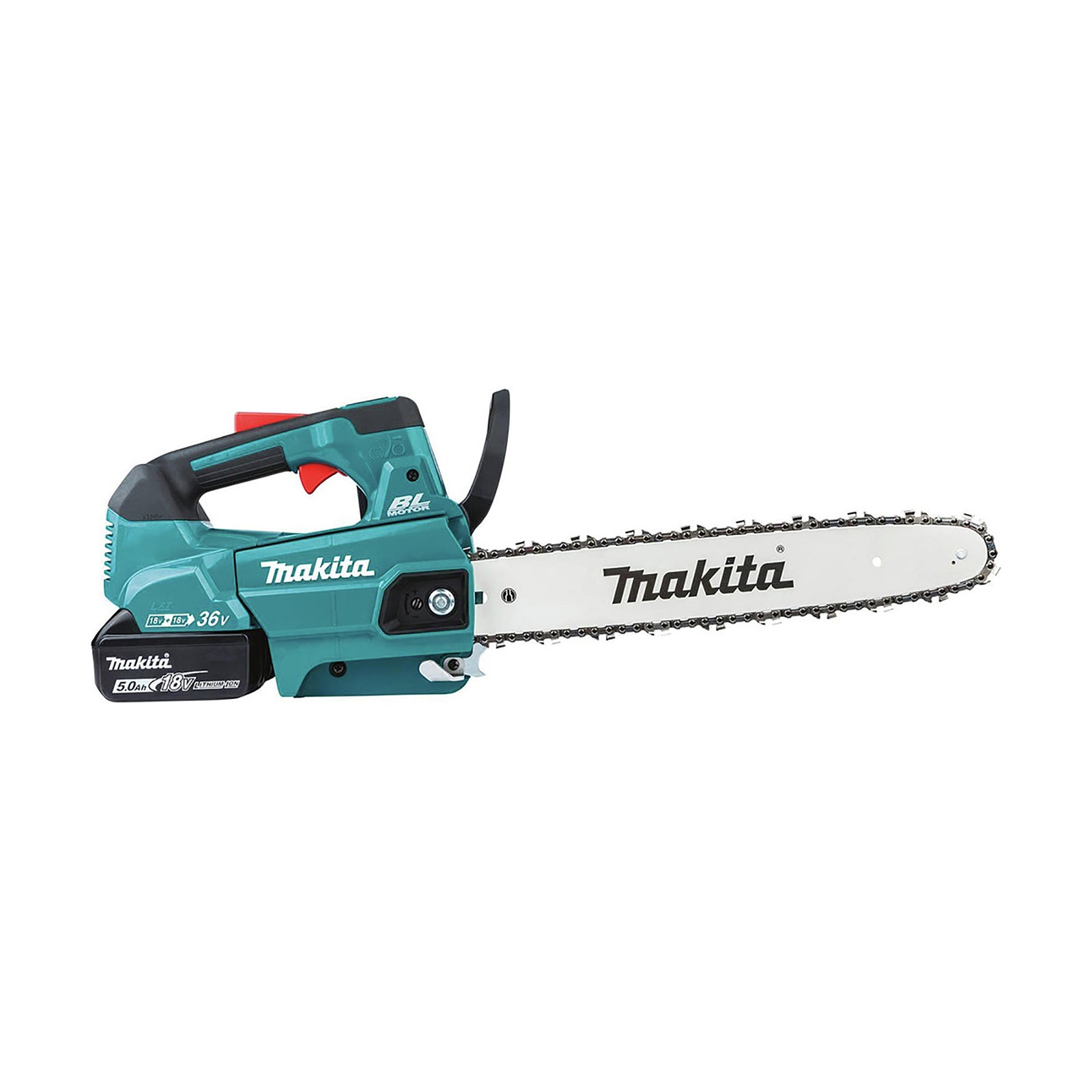 Makita XCU08PT  18V X2 (36V) LXT Lithium-Ion Brushless Cordless 14 in. Top Handle Chain Saw Kit (5 Ah)