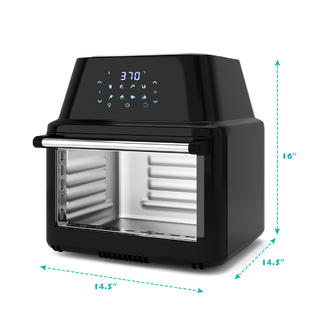 Gymax 19 QT Multi-functional Air Fryer Oven 1800W Dehydrator Rotisserie w/ Accessories