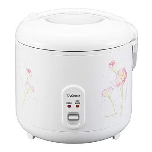 zojirushi ns-rpc18fj rice cooker and warmer (1.8-liter, tulip) bundle with 9.5-inch rice washing bowl with side and bottom dr