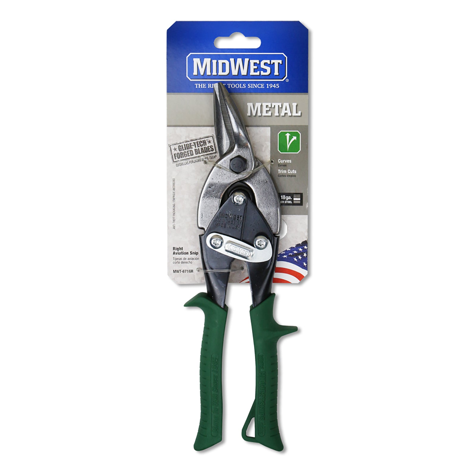 MIDWEST TOOL &a; CUTLERY COMPANY Right Aviation Snip
