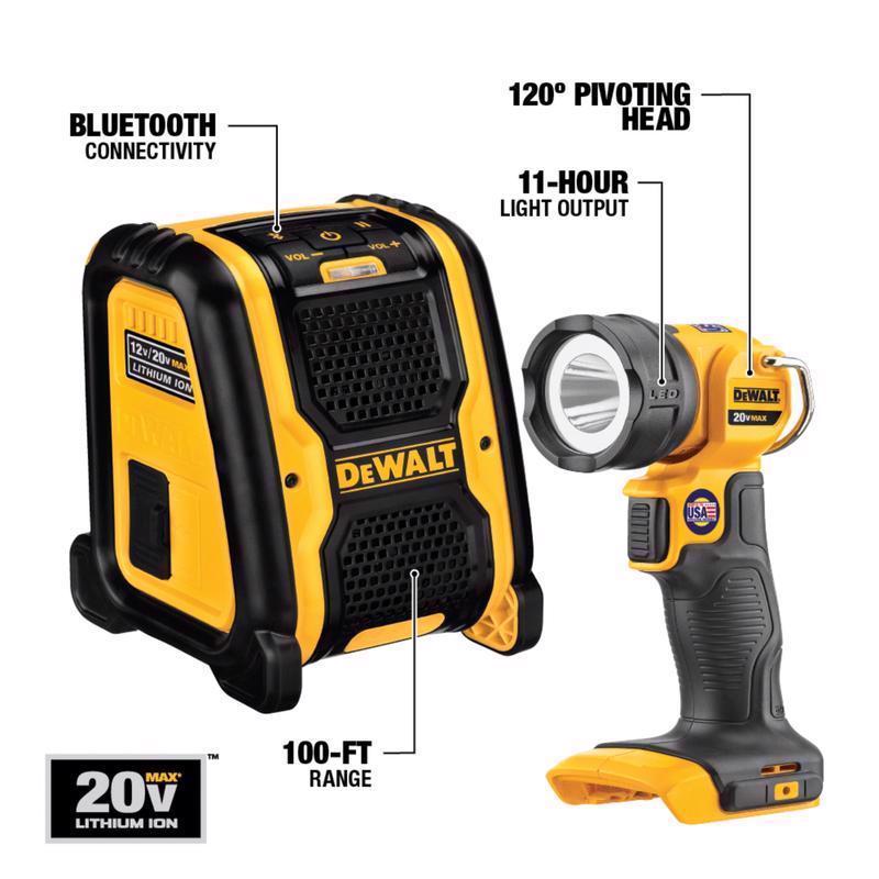 DeWalt 20V MAX Power Tool Combo Kit, 10-Tool Cordless Power Tool Set with 2 Batteries and Charger (DCK1020D2)