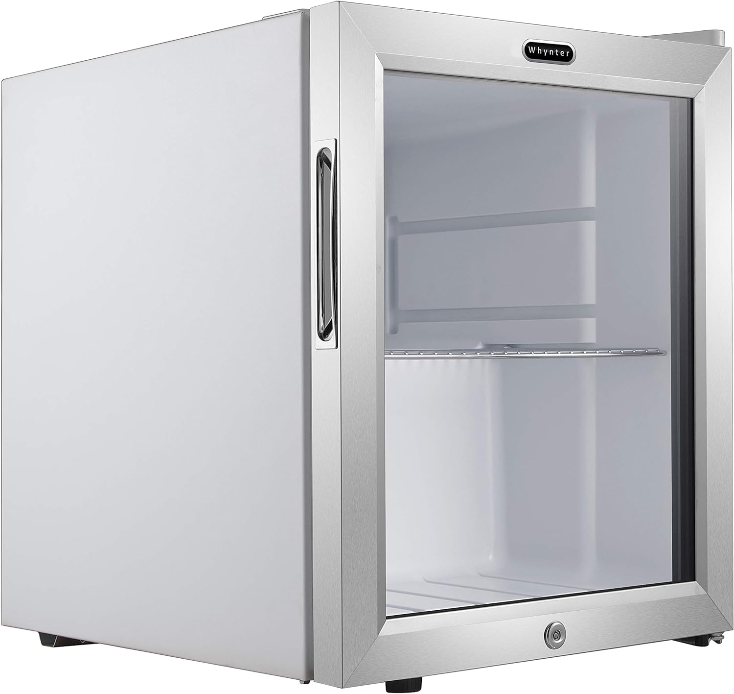 Whynter 62 Can Capacity Stainless Steel Beverage Refrigerator with Lock