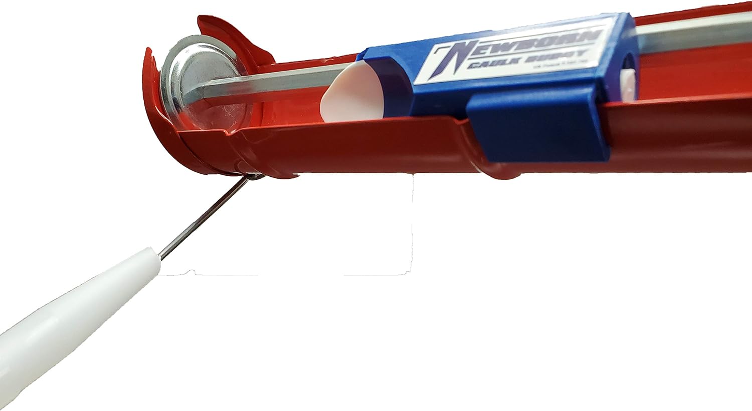 Newborn Brothers Co., Inc. Newborn 102D Drip-Free Smooth Hex Rod Cradle Caulking Gun, 1/10 Gallon Cartridge, 10:1 Thrust Ratio