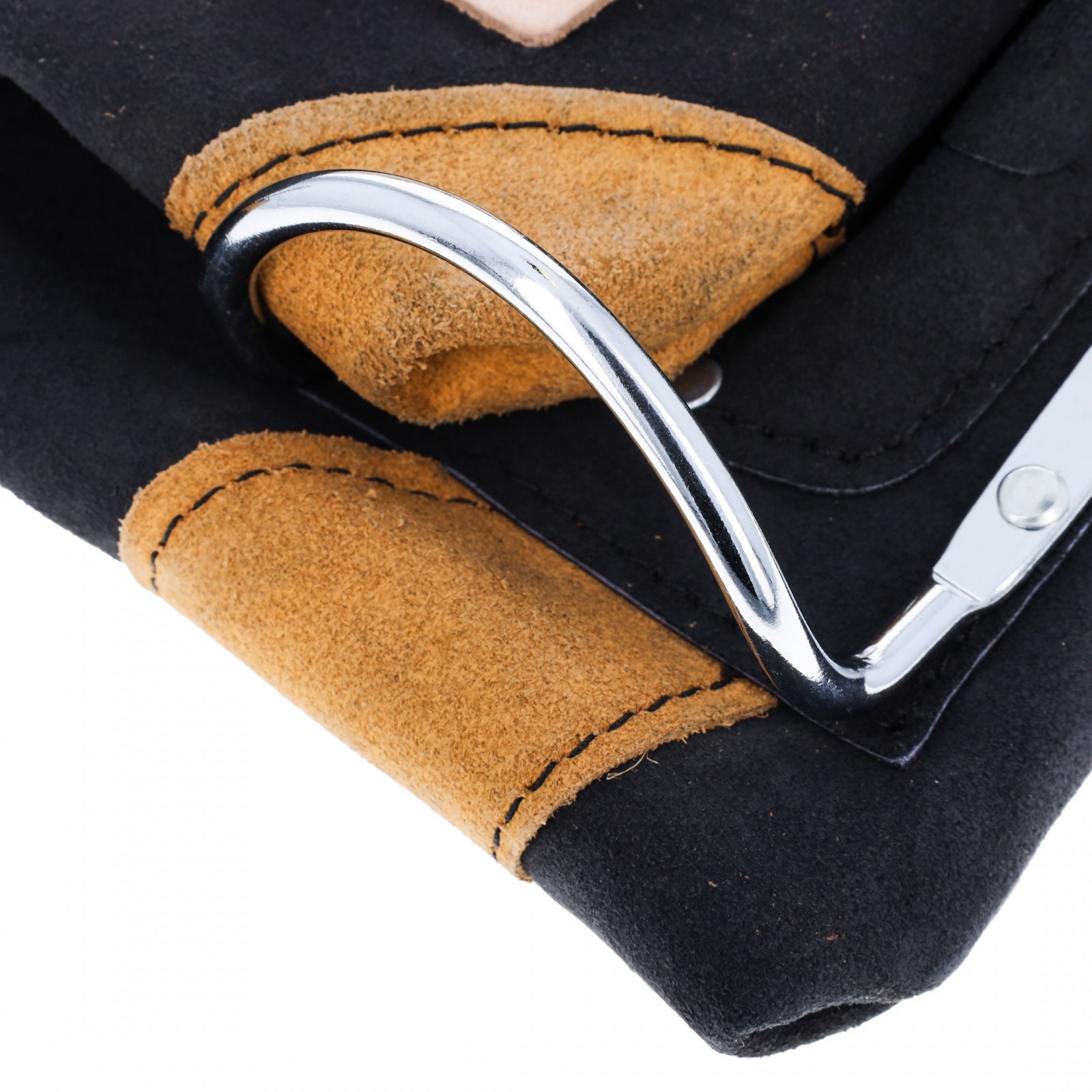 ToolTreaux 10 Pocket Suede Leather Tool Pouch Hammer Drill Tool Bag - Black