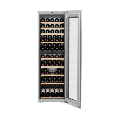 Liebherr HWGB8300 24  Star-K Built-In Wine Cabinet 83 Bottle in Black Glass