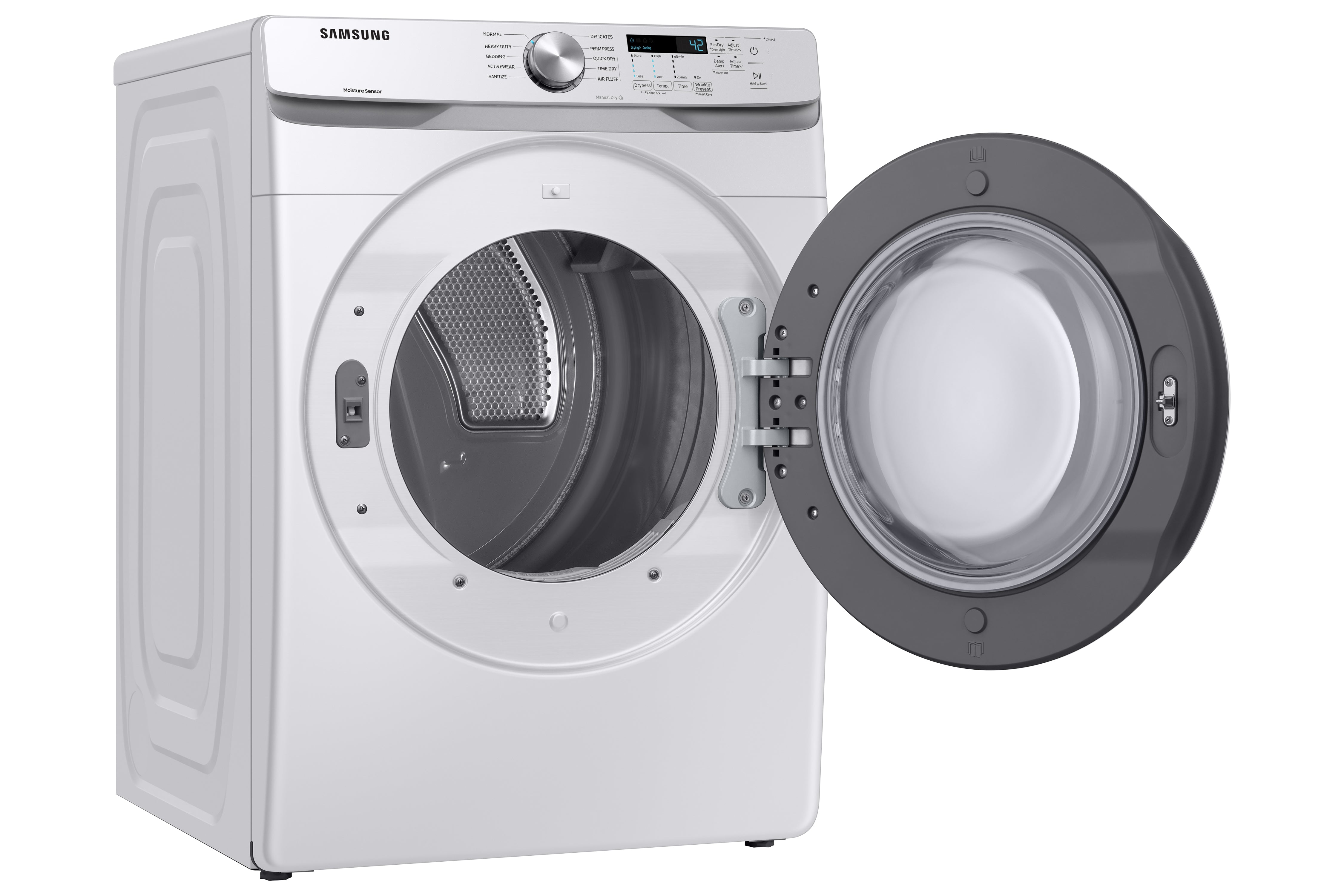 Samsung DVE45T6000W/A3 7.5 cu.ft. Electric Dryer with Sensor Dry &a;#8211; White