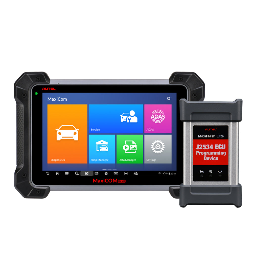 Autel MK908P  WiFi Bluetooth OBD2 Scanner Automotive Diagnostic Tool (Same Functions as MaxiSys Elite) with Jbox J2534 VCI