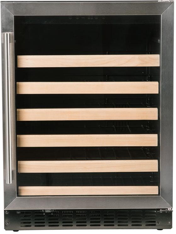 Azure 48 inch Stainless Steel SidebySide Wine Cooler with A124WCS 24 inch Left Hinge Wine Cooler and A124WCS 24 inch Right Hinge