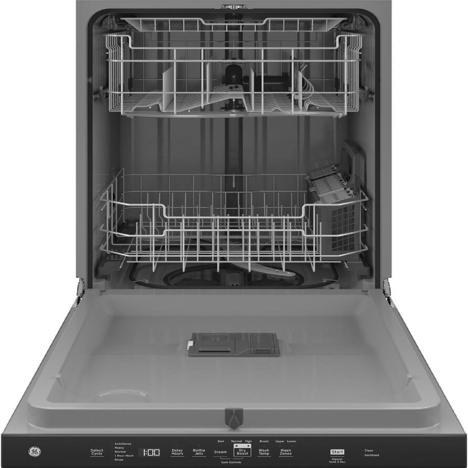 GE Appliances GDP630PMRES GE &a;#174;Top Control with Plastic Interior Dishwasher with Sanitize Cycle &a; Dry Boost Slate-