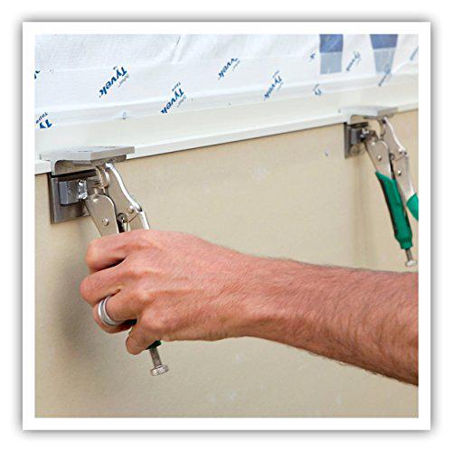 pactool sa907 adjustable z-clamp panel siding installation tool - contractor grade siding tools