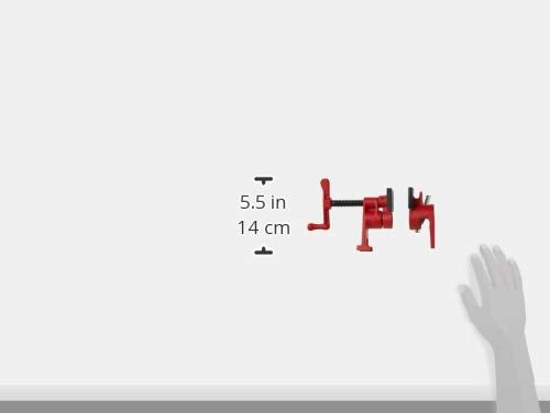 Bessey BPC-H12 1/2-Inch H Style Pipe Clamps , Red