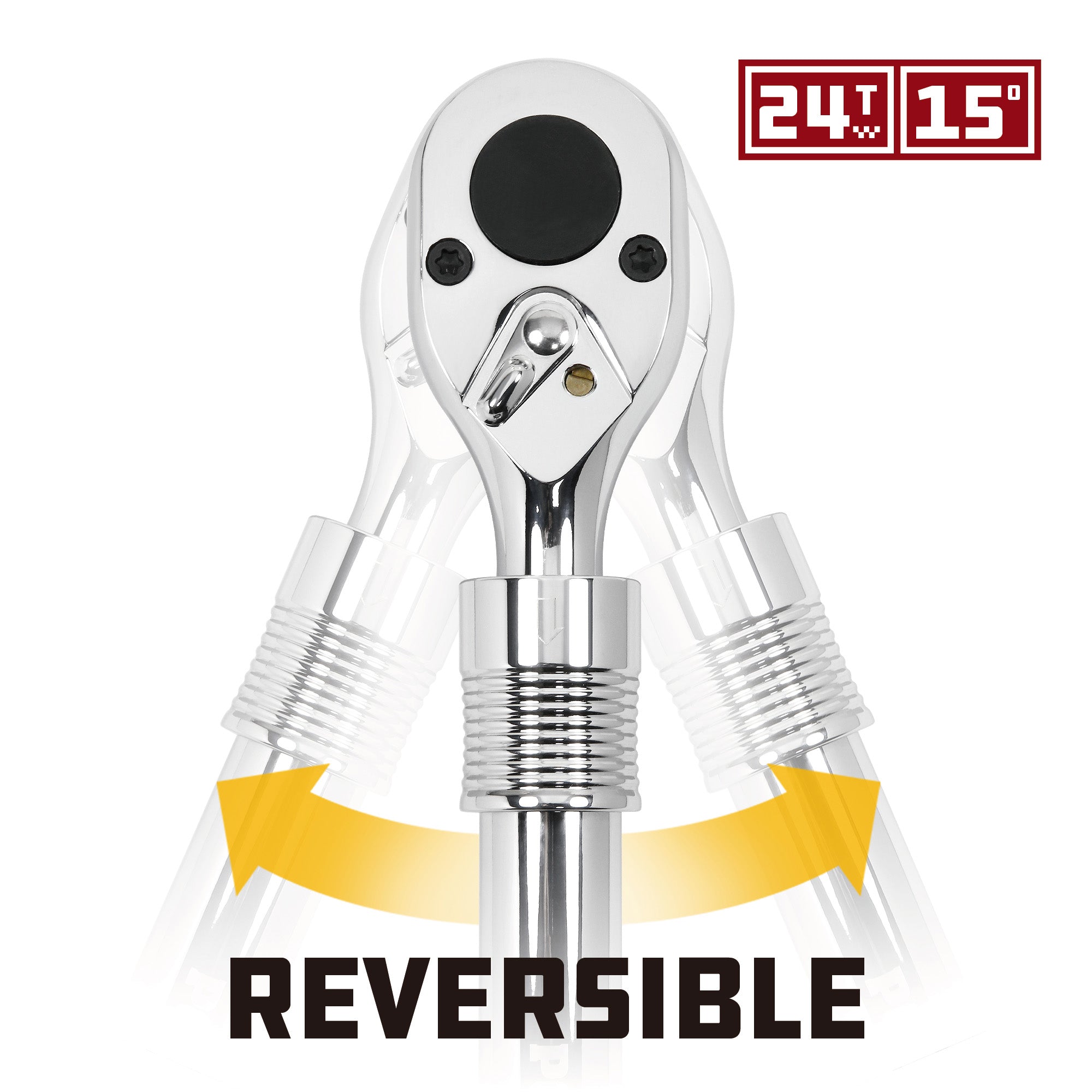 Powerbuilt 3/4 Inch Drive 24 Tooth Extendable Ratchet - 940745