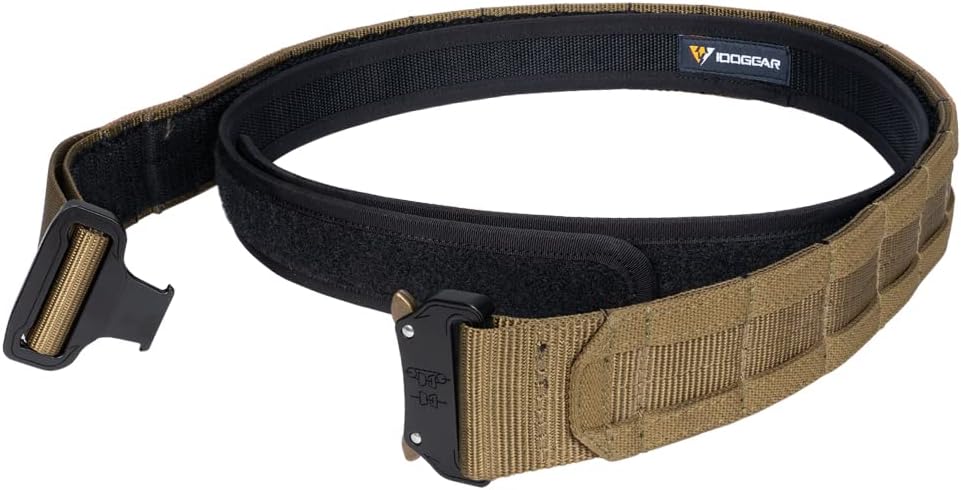 IDOGEAR Loop Liner Inner Belt for Duty Belt 1.5&s;&s; Tactical 500D Nylon Belts Unisex Hook and Loop Closure
