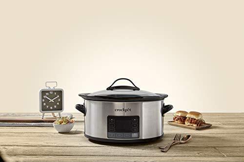 GCP Products Sccpvfc630S 6-Quart Programmable Slow Cooker, Stainless Steel