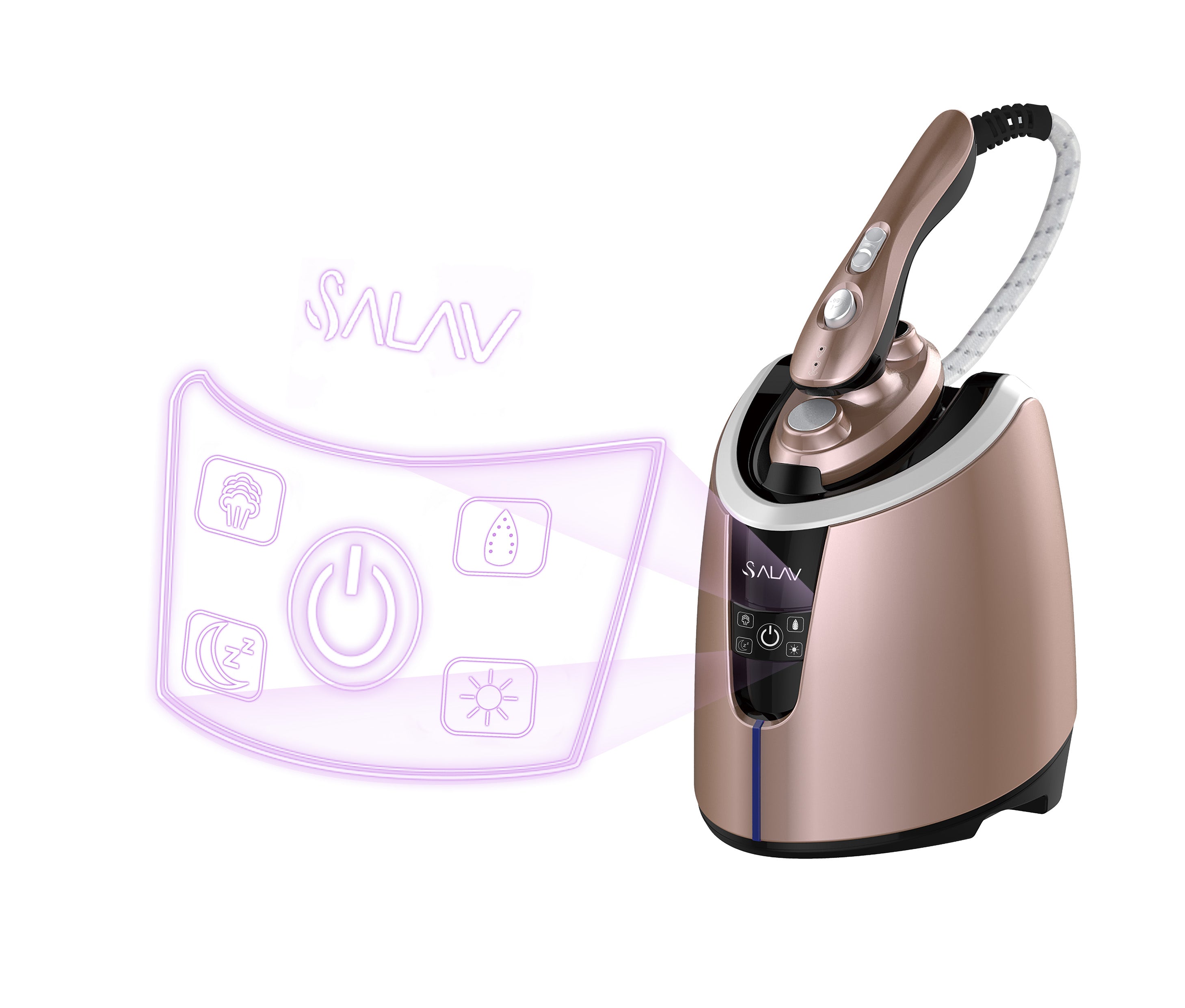 SALAV ST-50-Rose-Gold Ultimate 1800 Steam System, Rose Gold