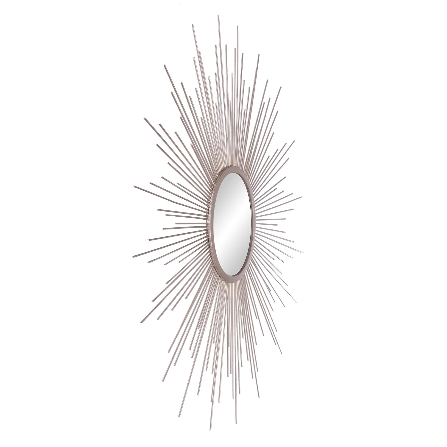 GCP Products Champagne Rays Metal Framed Sunburst Mirror, Gold