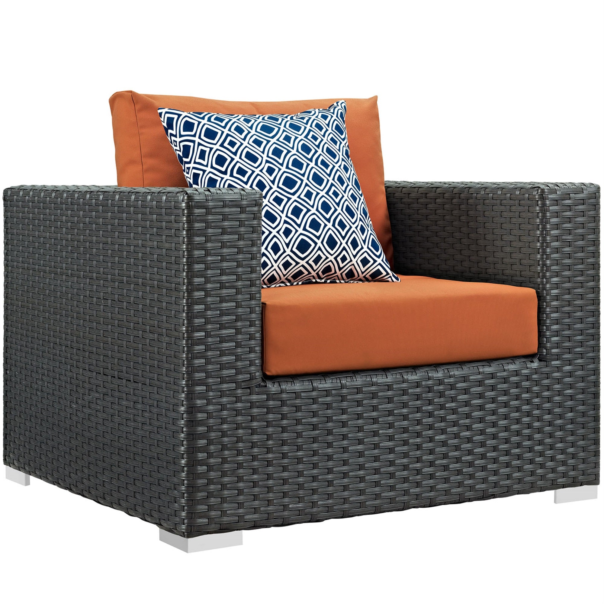 Ergode Sojourn 8 Piece Outdoor Patio Sunbrella Sectional Set - Canvas Tuscan